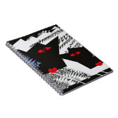 Carnet texture transparente en mosaïque avec cellule à an (Côté Droit)