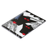Carnet texture transparente en mosaïque avec cellule à an (Côté gauche)