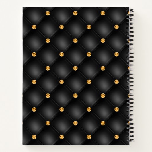 Carnet Texture Tufted de luxe (Dos)