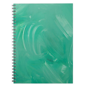 Carnet Texture vert acrylique peint