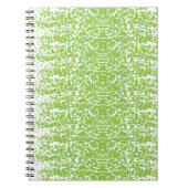 Carnet Texture Vert Citron Grunge (Devant)