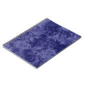 Carnet texture violet foncé texturé en marbre de daim g (Côté gauche)