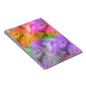Carnet Texture violette de l'Amétrine de verre (Côté Droit)