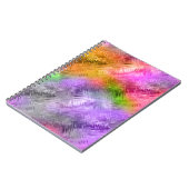 Carnet Texture violette de l'Amétrine de verre (Côté gauche)