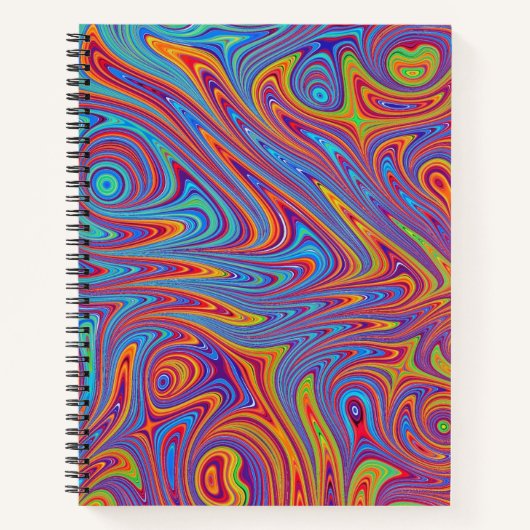 Carnet textures psychodeliques (Devant)