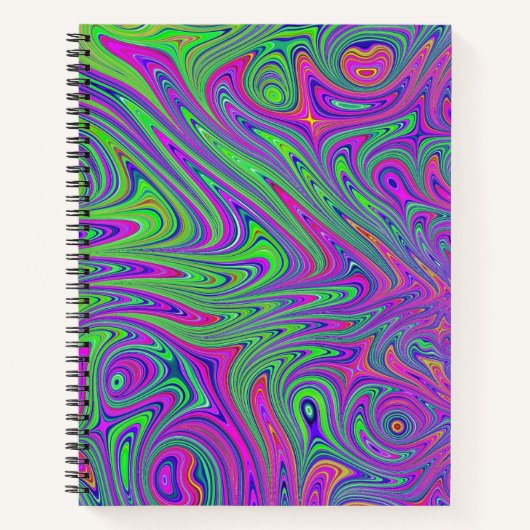 Carnet textures psychodeliques (Devant)