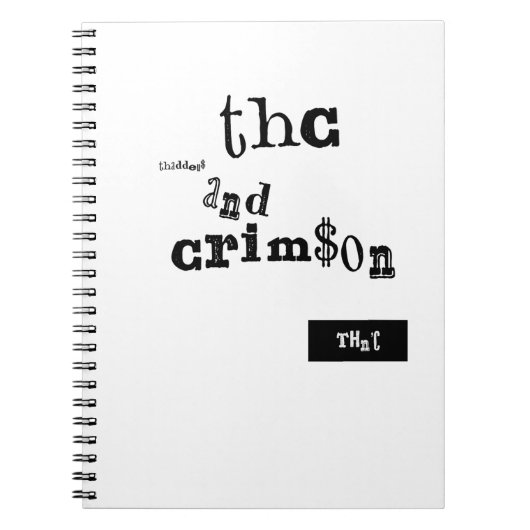 Carnet thaddeus & crimson (Devant)