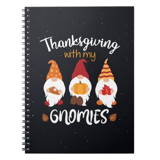 Carnet Thanksgiving Avec Mes Gnomes (Devant)