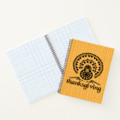 Carnet Thanksgiving Mandala Turkey Boho Folk Art (Intérieur)