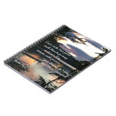 Carnet Thanksgiving Psaume 100:4 Squam Lake Sunrise Photo (Côté gauche)