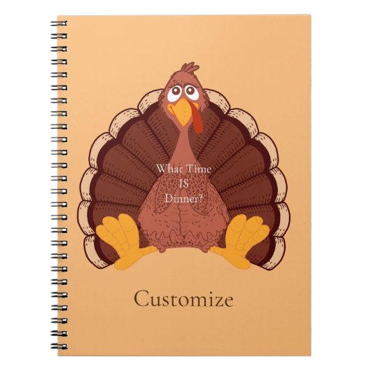 Carnet Thanksgiving Turkey Thunder Cove (Devant)