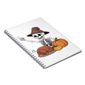 Carnet Thanksgiving X-ray Skeleton Funny Rock Hand Fall L (Côté Droit)