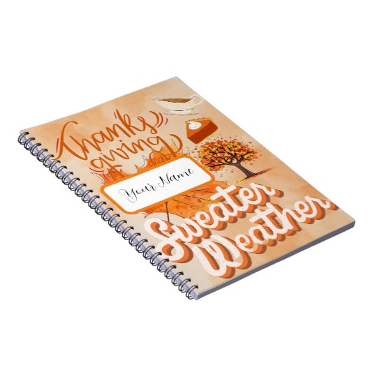 Carnet Thansgiving (Côté Droit)
