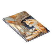 Carnet Thé à boire à la chatte orange (Côté Droit)