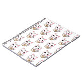 Carnet Thé à bulles chat kawaii (Côté gauche)