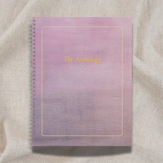 Carnet The Anthology | Mauve Custom Poetry Collection