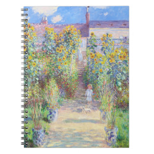 Carnet The Artist's Garden at Vétheuil by Claude Monet
