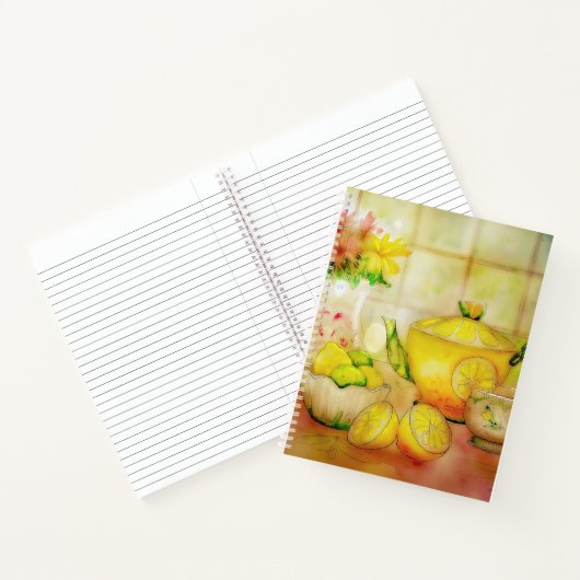 Carnet Thé au citron (Intérieur)
