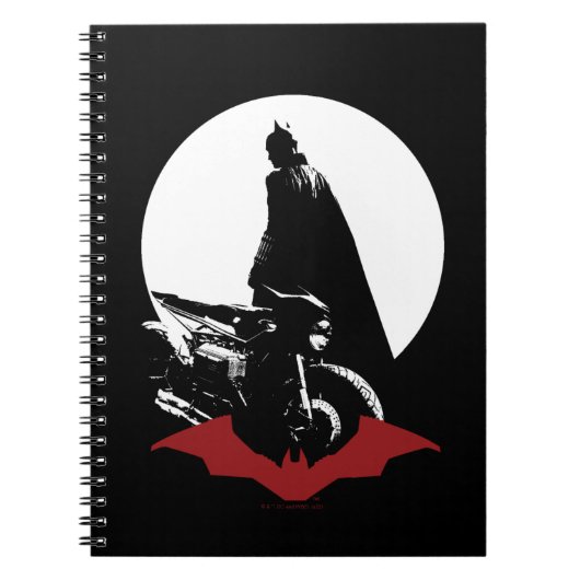 Carnet The Batman Motorcycle Silhouette (Devant)