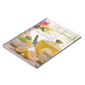 Carnet Thé chaud de l'après-midi avec citrons frais (Côté gauche)