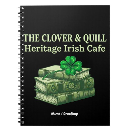 Carnet The Clover & Quill: Heritage Irish Cafe Celtic (Devant)