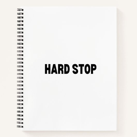 Carnet The Conclusion Ledger | Hard Stop Professional (Devant)