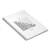 Carnet The Doctor Is Here Minimal Text Design (Côté Droit)