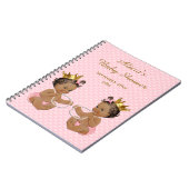 Carnet The Ethnic Princess Twins Pink Quilly Guestbook (Côté gauche)