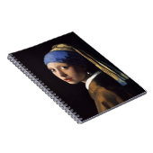 Carnet The Girl With A Pearl Earring by Johannes Vermeer (Côté Droit)