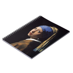 Carnet The Girl With A Pearl Earring by Johannes Vermeer