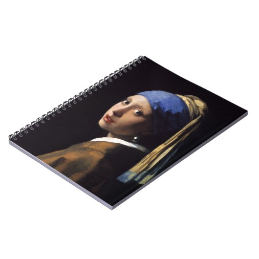 Carnet The Girl With A Pearl Earring by Johannes Vermeer (Côté gauche)