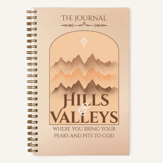 Carnet The Journal: Hills and Valleys (Recto)