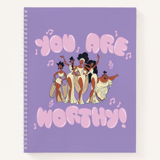 Carnet The Muses - You Are Worthy Notebook (Devant)