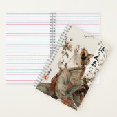 Carnet "The One Will Come" Japanese Cat Art Spiral  (À l'intérieur)