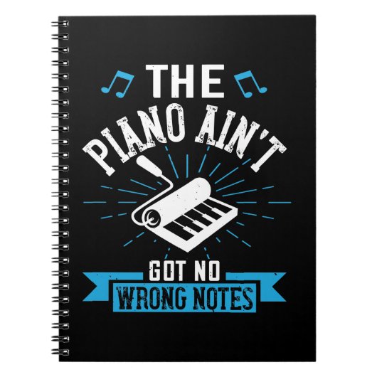Carnet The Piano Ain'T Got No Wrong Notes 02 (Devant)