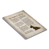 Carnet The Power of the Dog Poem - Rudyard Kipling  (Côté Droit)