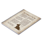 Carnet The Power of the Dog Poem - Rudyard Kipling  (Côté gauche)