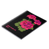 Carnet The 'Robyn Hannah' Stellar Pelargonium Pop Art (Côté gauche)