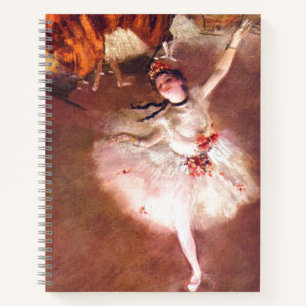 Carnet The Star (Dancer sur scène) par Edgar Degas Not