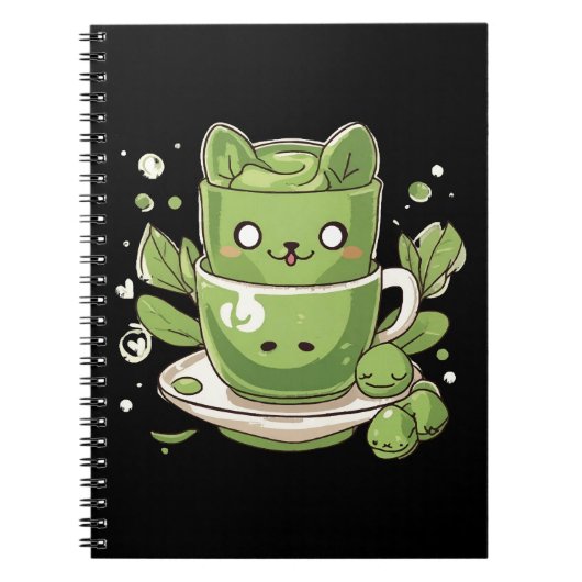 Carnet thé vert matcha (Devant)