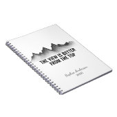 Carnet The View Is Better From The Top I Personalized (Côté Droit)