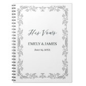 Carnet The Vow Books – Personalized His and Her Timeless  (Devant)