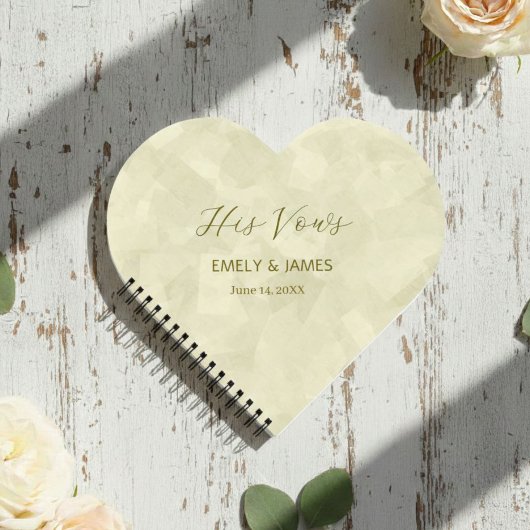 Carnet The Vow Books – Personalized His and Her Timeless