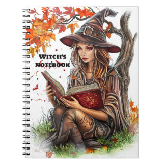 Carnet The witch's notebook.A great Halloween gift
