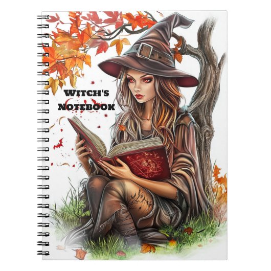 Carnet The witch's notebook.A great Halloween gift (Devant)