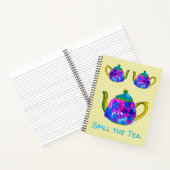 Carnet Théière à aquarelle (Intérieur)