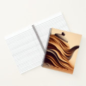 Carnet Théière abstraite minimaliste Zen fluide (Intérieur)