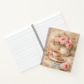 Carnet Théière Shabby Chic (Intérieur)