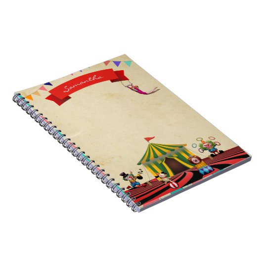 Carnet Thème cirque (Côté Droit)