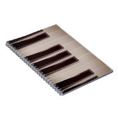 Carnet Thème de clavier de piano (Côté Droit)